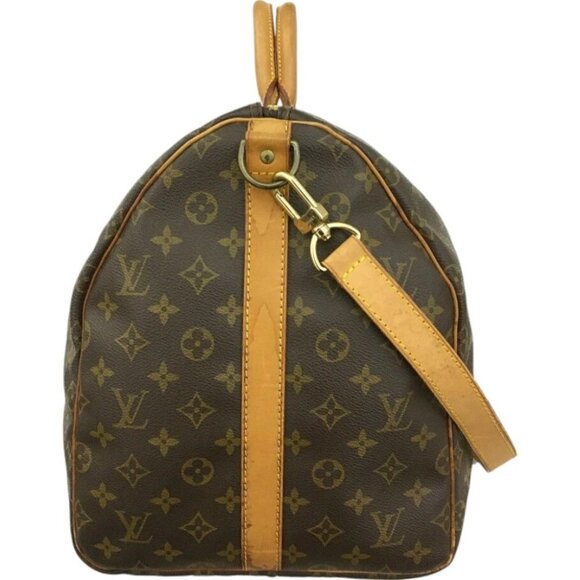 295532BW (X6) Louis Vuitton Travel Bag Bandouliere 55 Brown Monogram - Picture 3 of 12